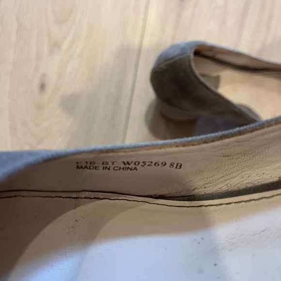 Cole Haan Grey Suede Block Heels - Picture 4 of 4